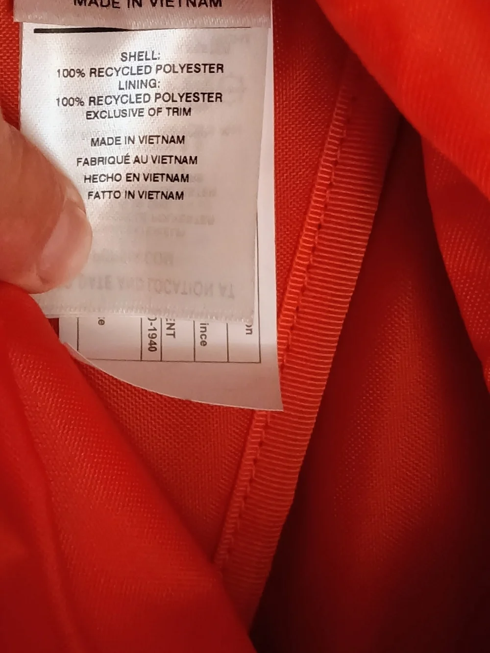 Patagonia Two-Tone Coral and Teal Backpack - Picture 9 of 9